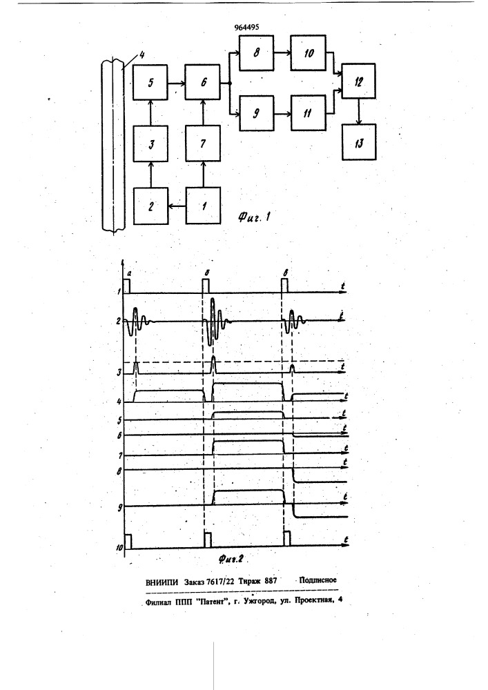Устройство для измерения крутящего момента на вращающихся валах (патент 964495)