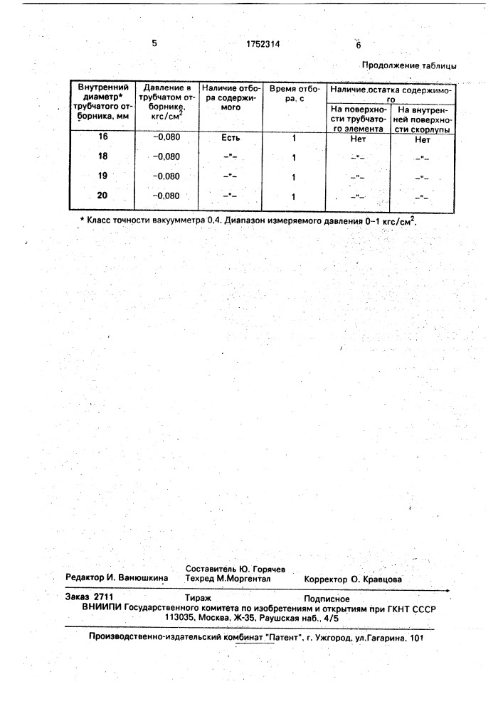 Способ разделения содержимого инфицированных яиц и скорлупы (патент 1752314)