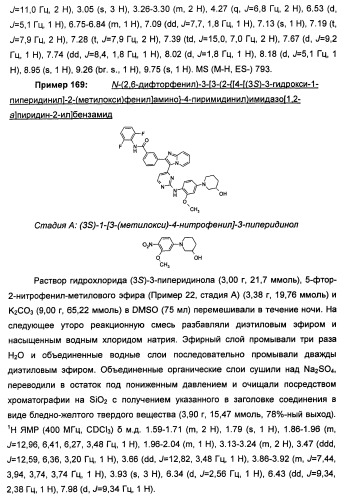 Имидазопиридиновые ингибиторы киназ (патент 2469036)