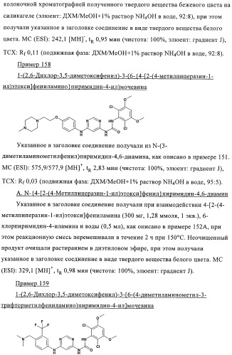 Производные пиримидиномочевины в качестве ингибиторов киназ (патент 2430093)