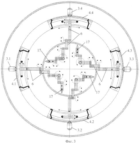 Функциональная структура индивидуального возвратно-поступательного разворота выдвижных элементов для захвата и удержания диагностических и хирургических корпусов внутри тороидальной робототехнической системы с выдвижной крышкой (вариант русской логики - версия 3) (патент 2563732)