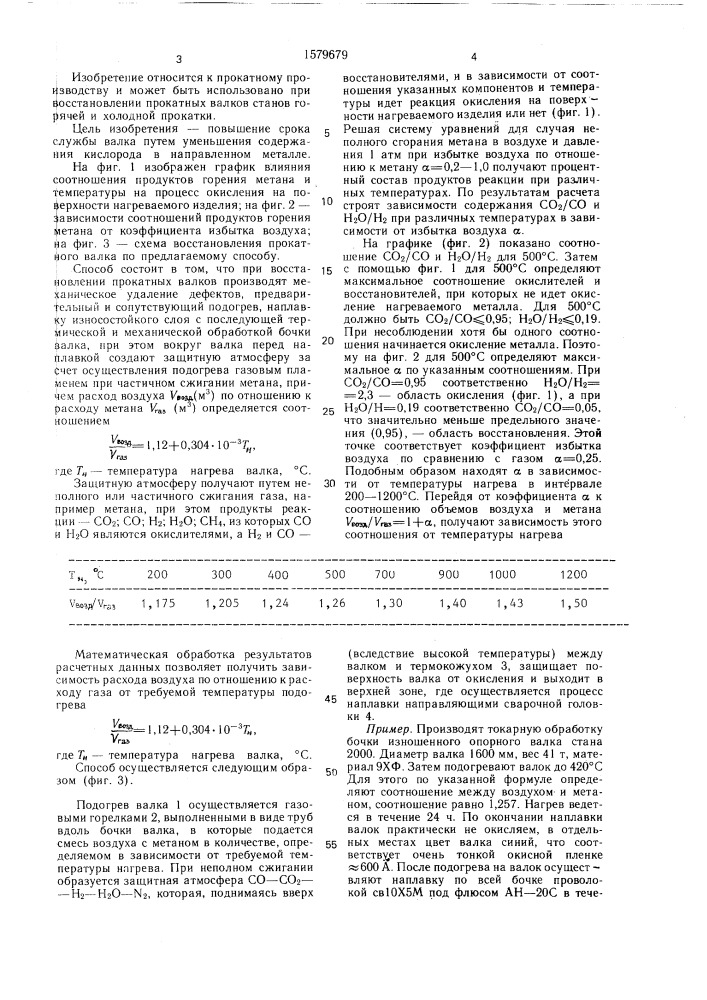 Способ восстановления прокатных валков (патент 1579679)