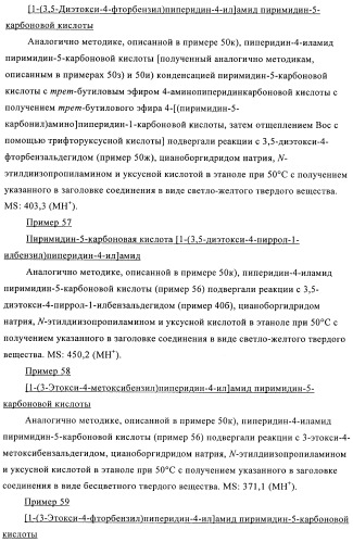 Производные пиперидин-4-иламида и их применение в качестве антагонистов рецептора sst подтипа 5 (патент 2403250)