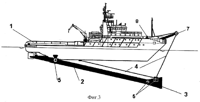 Судно для поддержания незармезающих судоходных трасс (варианты) (патент 2298506)