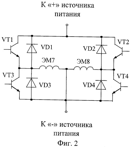 Система управления электромагнитным подвесом ротора (патент 2460909)