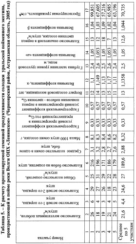 Способ прогнозирования семенной продуктивности солодки голой и солодки уральской сухостепного, лиманного и пойменного экотипов (патент 2360403)