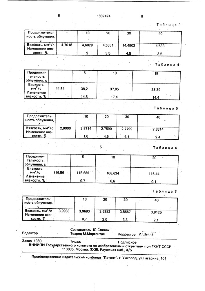 Способ регулирования вязкости жидкости (патент 1807474)