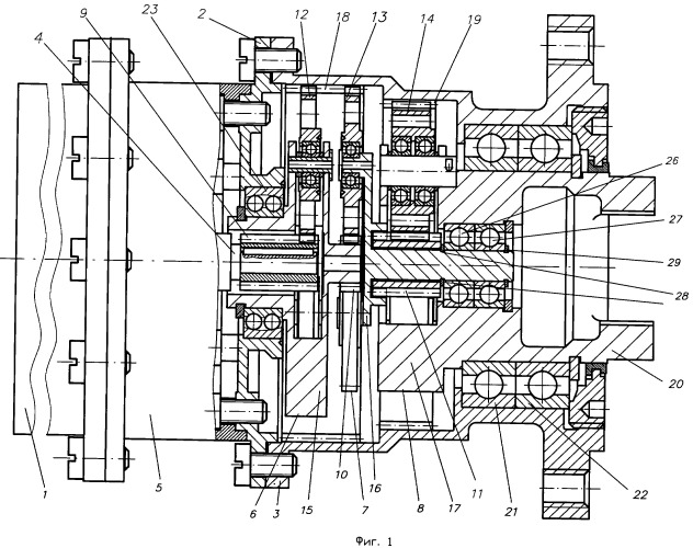 Способ работы электропривода с трехступенчатым планетарным редуктором (патент 2472992)
