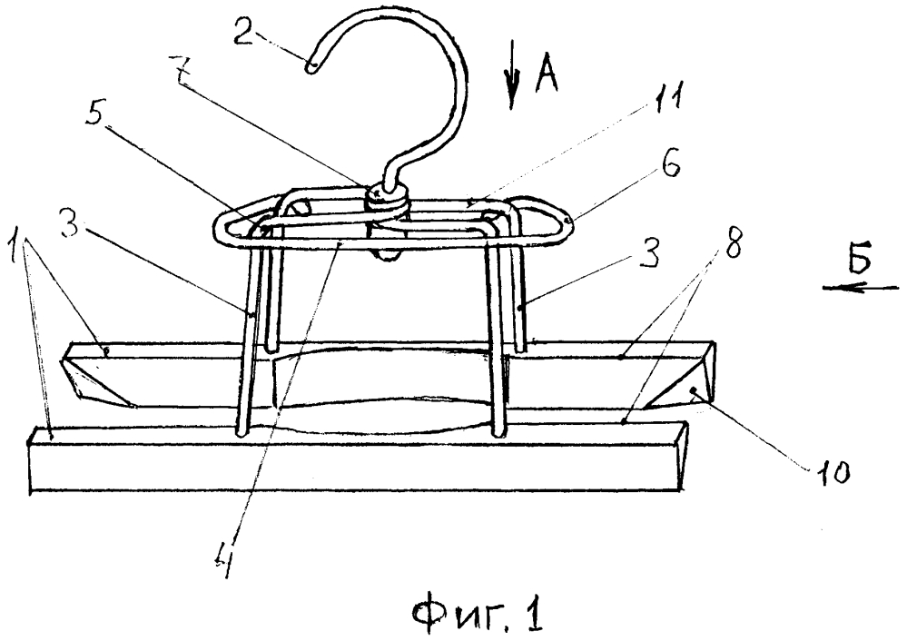 Вешалка (патент 2601928)