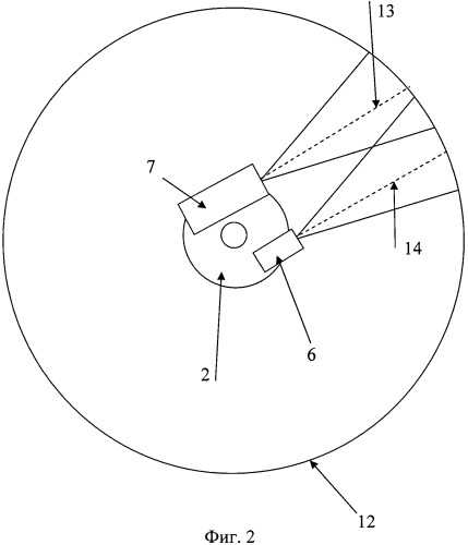 Устройство для изучения геометрических несовершенств резервуаров муаровым методом (патент 2454627)