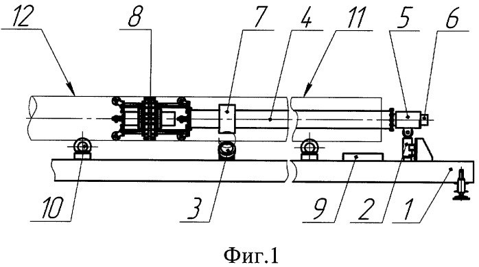 Линия для сборки и сварки стыков труб (патент 2298129)