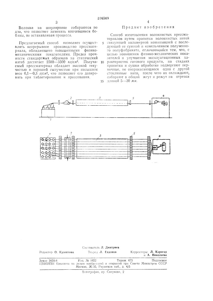 Способ изготовления волокнистых прессматериалов-о; о.гнаяw'iii "::'-5п -ркд• •-•' ' --ilf-k (патент 316569)