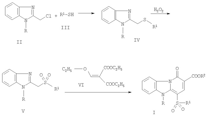 Производные пиридо [1,2-a]бензимидазола, обладающие антибактериальным действием, и способ их получения (патент 2394824)