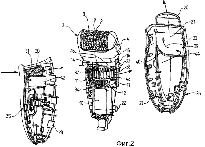 Эпиляционный прибор с обезболивающими средствами (патент 2418559)