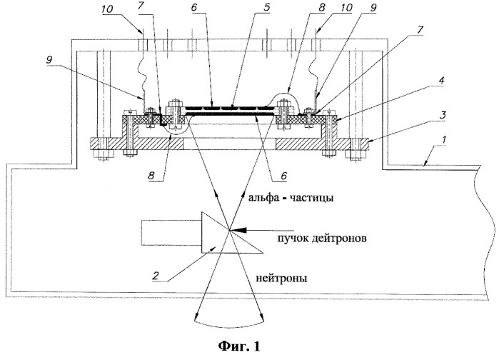 Многоканальный полупроводниковый детектор для регистрации альфа-частиц в нейтронном генераторе со статическим вакуумом и чувствительный элемент для него (патент 2476907)
