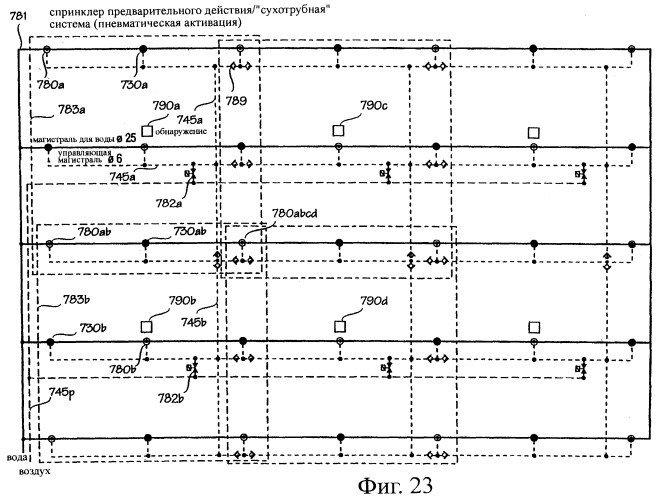 Система для тушения пожара, распылительная головка (патент 2248232)