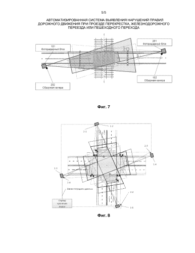 Автоматизированная система выявления нарушений правил дорожного движения при проезде перекрестка, железнодорожного переезда или пешеходного перехода (патент 2587662)