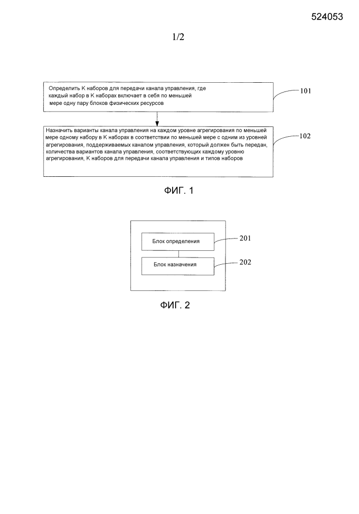 Способ и устройство для назначения вариантов канала управления (патент 2595781)