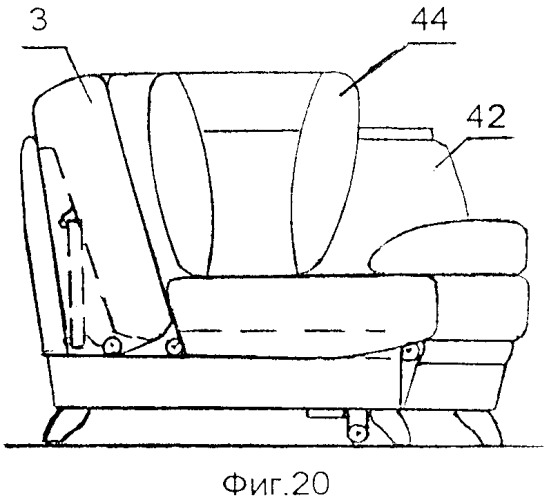 Трансформируемая мебель, например диван-кровать (патент 2357634)