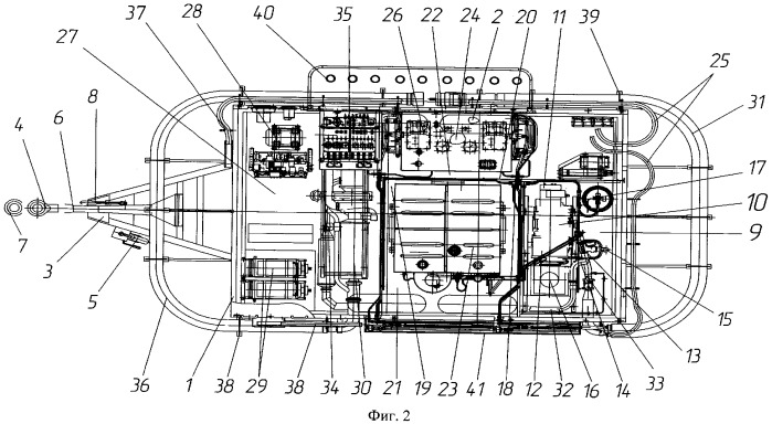 Передвижной агрегат аэродромного обслуживания летательных аппаратов (патент 2364556)