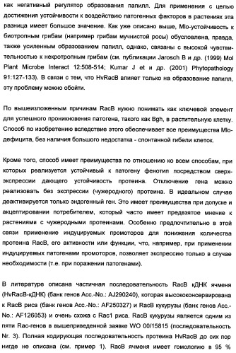 Новые последовательности нуклеиновых кислот и их применение в способах достижения устойчивости к патогенам в растениях (патент 2346985)