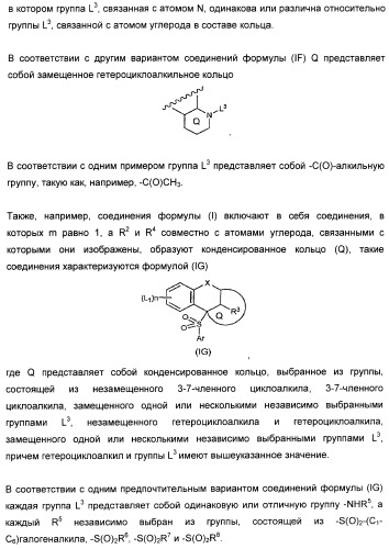 Карбоциклические и гетероциклические арилсульфоны, их применение и фармацевтическая композиция на их основе, обладающая свойствами ингибитора  -секретазы (патент 2448964)