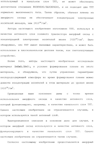 Аморфный оксид и полевой транзистор с его использованием (патент 2369940)