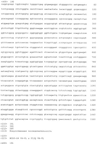 Pscaxcd3, cd19xcd3, c-metxcd3, эндосиалинxcd3, epcamxcd3, igf-1rxcd3 или fap-альфаxcd3 биспецифическое одноцепочечное антитело с межвидовой специфичностью (патент 2547600)