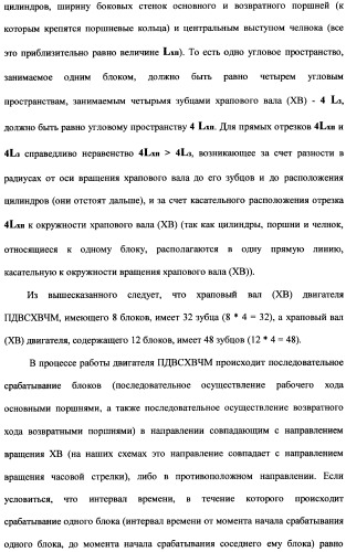 Поршневой двигатель внутреннего сгорания с храповым валом и челночным механизмом возврата основных поршней в исходное положение (пдвсхвчм) (патент 2369758)