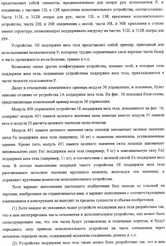 Устройство поддержки веса тела и программа поддержки веса тела (патент 2356524)