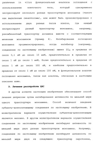 Циклоалкиламины в качестве ингибиторов повторного поглощения моноамина (патент 2430913)
