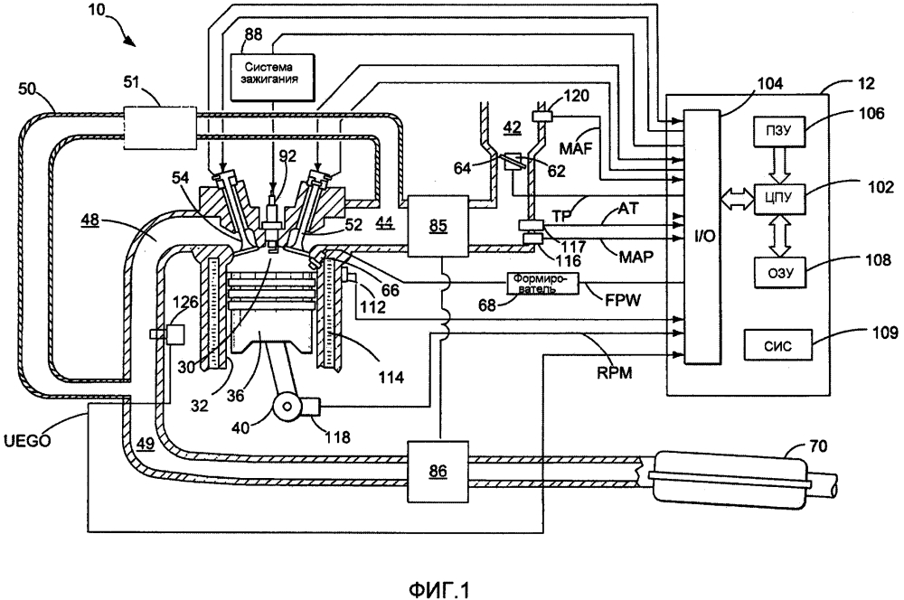 Способ для двигателя (варианты) и система для двигателя (патент 2639926)