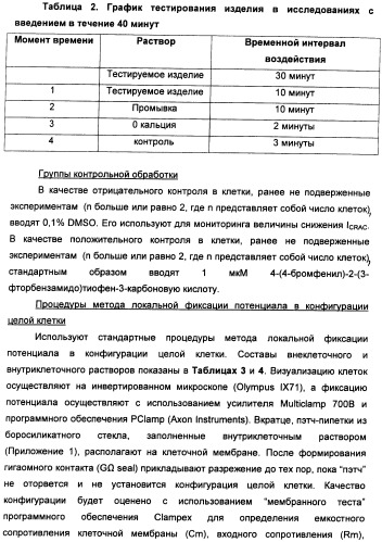 Соединения, модулирующие внутриклеточный кальций (патент 2472791)