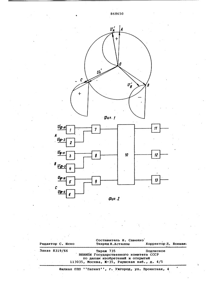 Способ обнаружения фазы с повышенным током утечки в трехфазных сетях с изолированной нейтралью напряжением до 1000в (патент 868650)