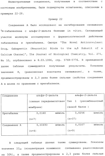 Производные прегабалина для лечения приливов (патент 2353358)