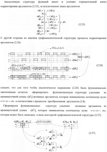 Функциональная структура корректировки аргументов промежуточной суммы &#177;[s3i] параллельного сумматора в позиционно-знаковых кодах f(+/-) (патент 2378681)