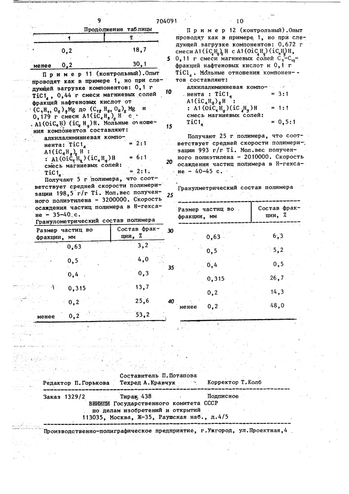 Способ получения полиэтилена (патент 704091)