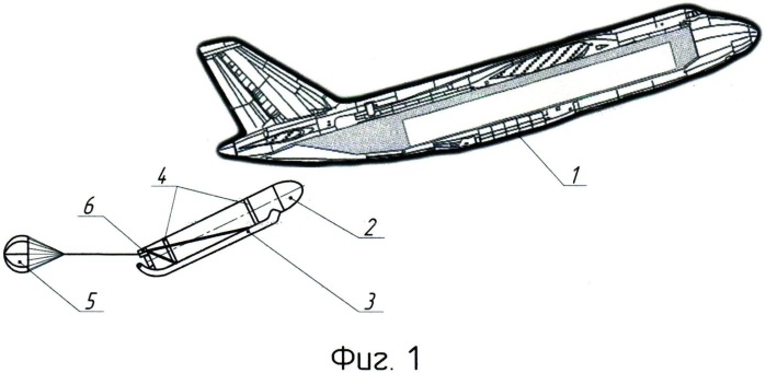 Способ выполнения старта ракеты-носителя с самолета с применением подъемно-стабилизирующего парашюта (патент 2549923)