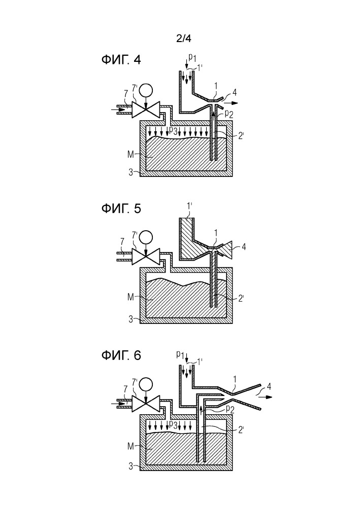 Безнасосное распыление и сжигание металла посредством создания пониженного давления и соответствующий контроль потока материала (патент 2651010)
