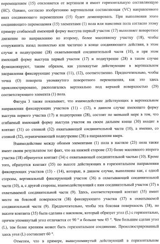 Настил пола, элемент пола и способ для изготовления элементов пола (патент 2403356)