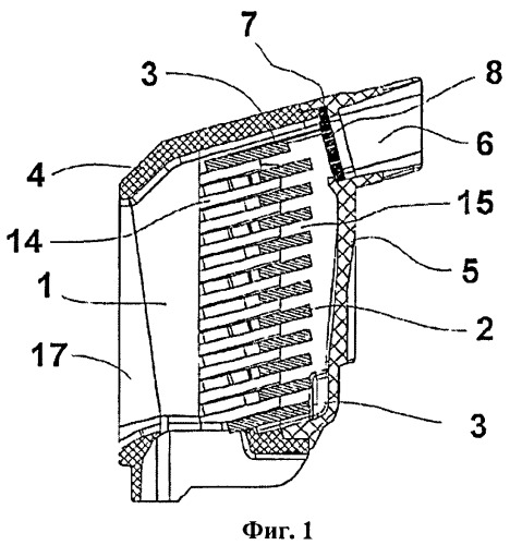 Дугогасительная камера для автоматического выключателя, имеющая вытяжной канал для дугового газа (патент 2394298)