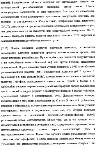 Иммуногенная композиция и способ разработки вакцины, основанной на участках матричного белка вич (патент 2403915)