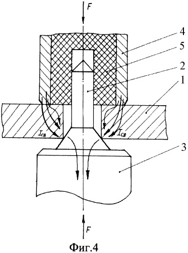 Способ контактной точечной сварки заклепки с пластиной из титановых сплавов (патент 2333085)