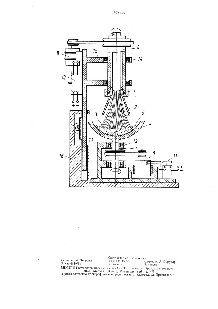 Устройство для обработки волоконных световодов декоративного светильника (патент 1427150)