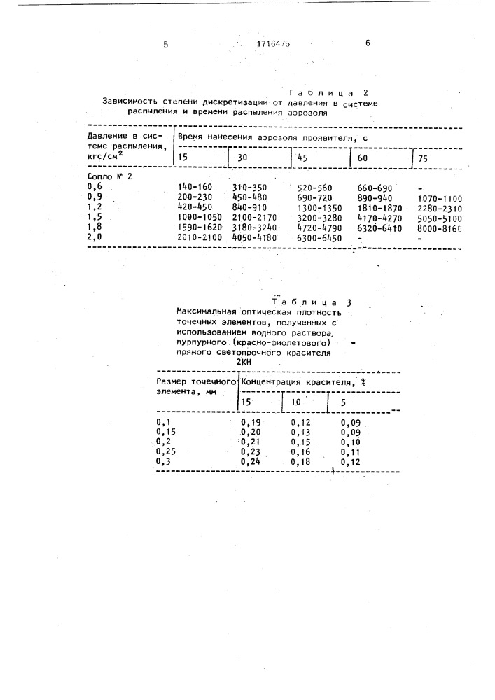 Способ изготовления крупнозернистого контактного растра (патент 1716475)