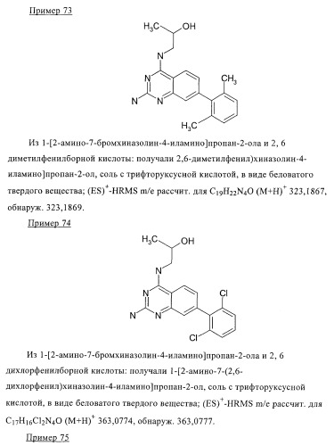 Соединения аминохиназолинов (патент 2382034)