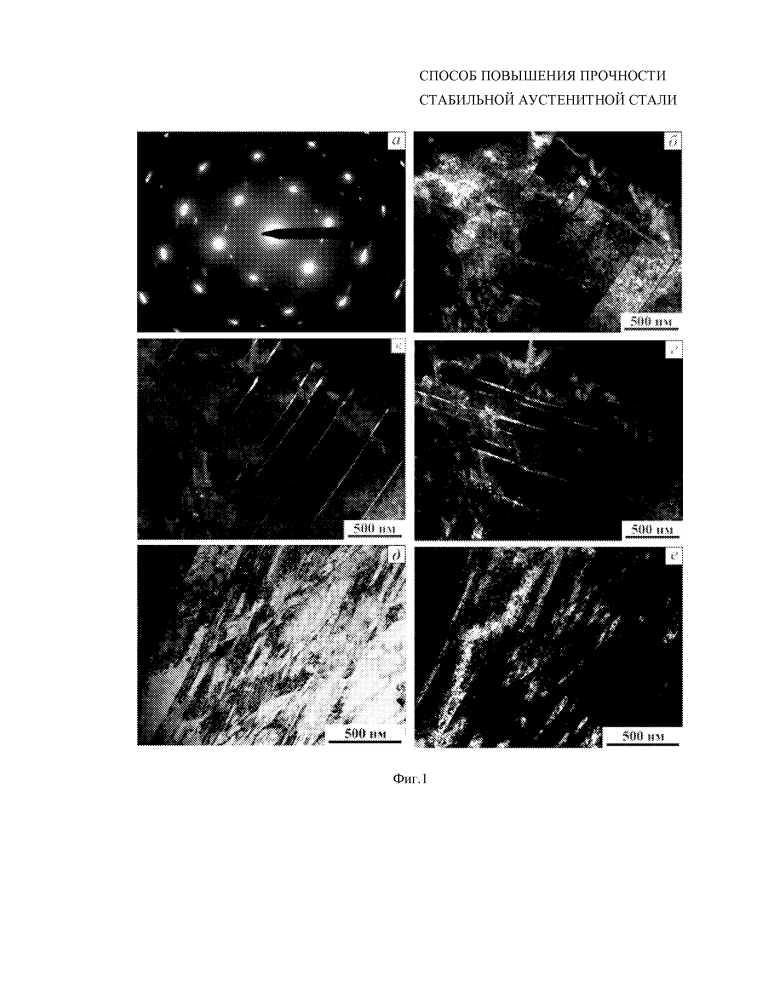 Способ повышения прочности стабильной аустенитной стали (патент 2641429)