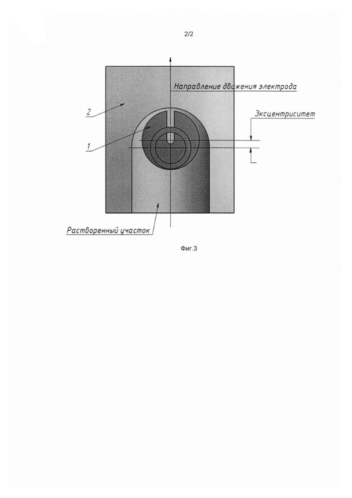 Способ электрохимической размерной обработки вращающимся электродом с эксцентриситетом рабочей поверхности (патент 2622075)
