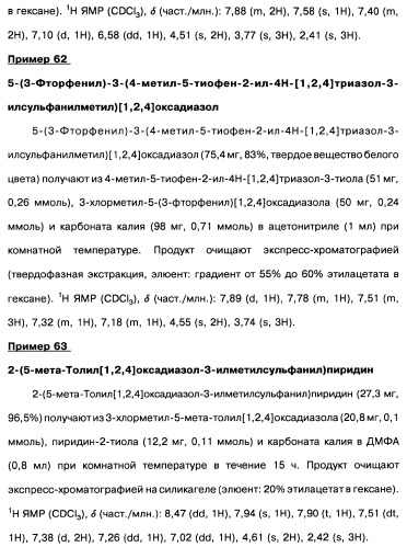 [1,2,4]оксадиазолы (варианты), способ их получения, фармацевтическая композиция и способ ингибирования активации метаботропных глютаматных рецепторов-5 (патент 2352568)