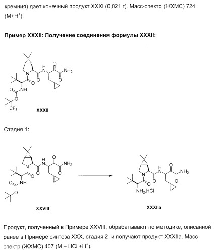 Новые пептиды как ингибиторы ns3-серинпротеазы вируса гепатита c (патент 2404189)